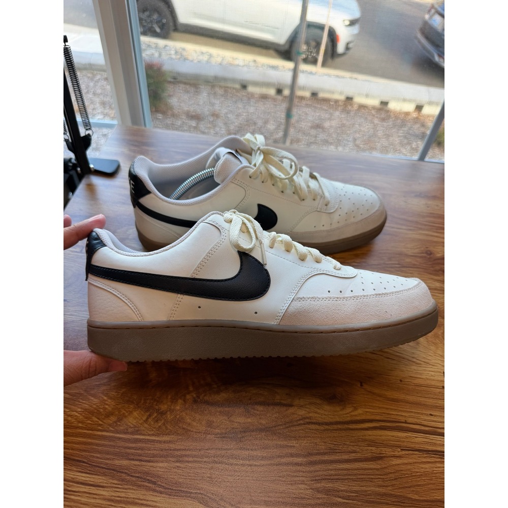 Nike Court Vision Low Athletic Dept Sail Black Gum FQ8075-133 Men's 12